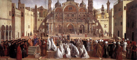 Giovanni Bellini: The Sermon of St Mark in Alexandria (1506)
